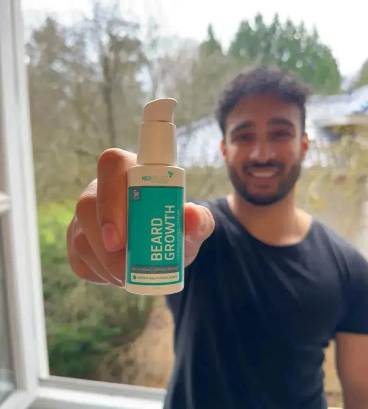 4x Neofollics Bartserum + kostenlose Bartroller - Hairgivers