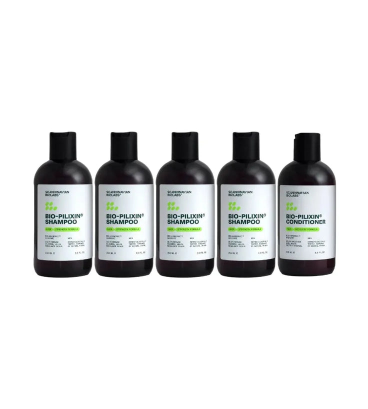 4x Scandinavian Biolabs Shampoo Mann + kostenloser Conditioner - Hairgivers