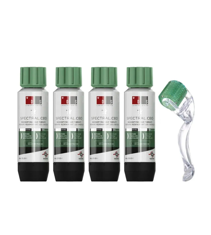 4x Spectral.CBD Haarserum + kostenloser Scalp Roller - Hairgivers