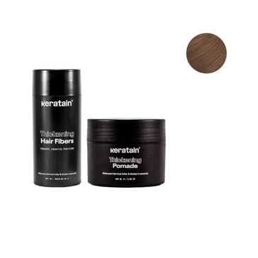 Keratain Pomade + Keratain Streuhaar - Hellbraun (25 gr) Keratain Pomade + Keratain Streuhaar - Hellbraun (25 gr)