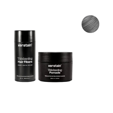Keratain Pomade + Keratain Streuhaar - Grau (25 gr) Keratain Pomade + Keratain Streuhaar - Grau (25 gr)