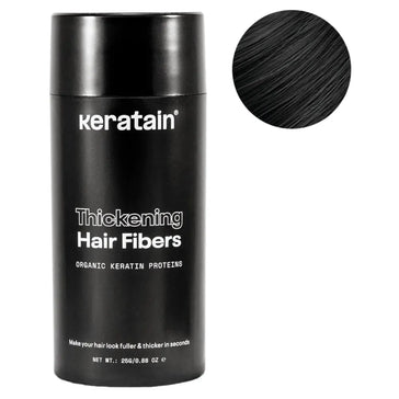 Keratain Streuhaar - Schwarz (25 gr) Keratain Streuhaar - Schwarz (25 gr)