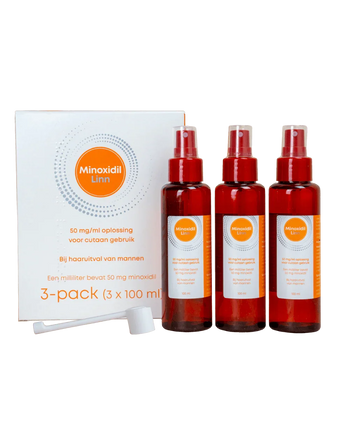 Linn Pharma Minoxidil 5% Haarserum 3-Pack (3x100 ml) Linn Pharma Minoxidil 5% Haarserum 3-Pack (3x100 ml)
