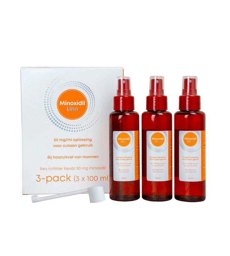 Linn Pharma Minoxidil 5% Haarserum 3-Pack (3x100 ml)