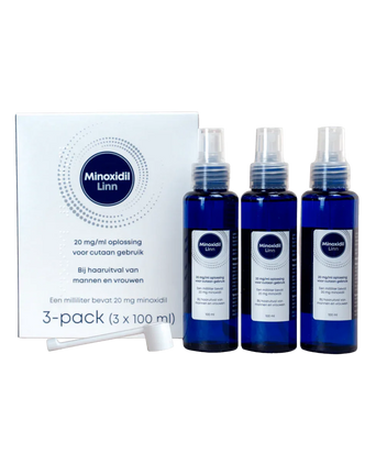 Linn Pharma Minoxidil 2% Haarserum 3-Pack (3x100 ml) Linn Pharma Minoxidil 2% Haarserum 3-Pack (3x100 ml)