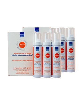 Linn Pharma Minoxidil 5% Schaum 6-Pack (6x60 gr) Linn Pharma Minoxidil 5% Schaum 6-Pack (6x60 gr)
