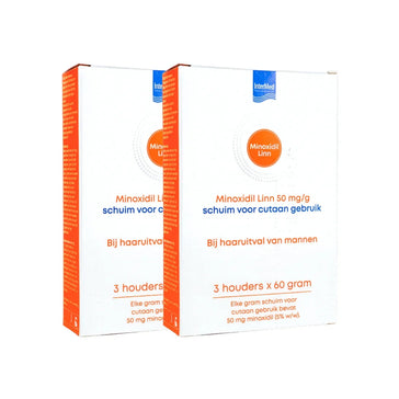 Linn Pharma Minoxidil 5% Schaum 6-Pack (6x60 gr) Linn Pharma Minoxidil 5% Schaum 6-Pack (6x60 gr)