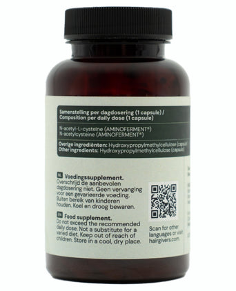 Hairgivers NAC Supplement 600 mg | 120 Kapseln (N-Acetyl-L-Cystein) Hairgivers NAC Supplement 600 mg | 120 Kapseln (N-Acetyl-L-Cystein)