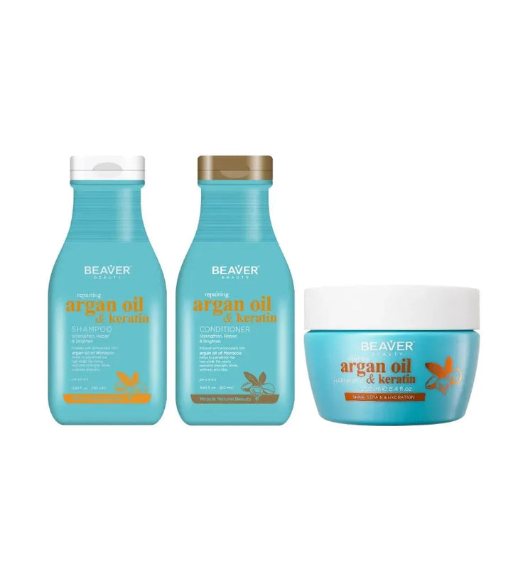 Beaver Arganöl & Keratin Repair Behandlung - Hairgivers