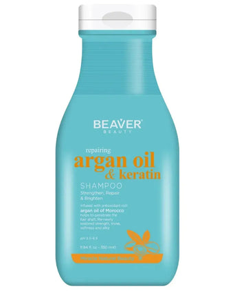 Beaver Arganöl & Keratin Shampoo + Conditioner + Haarmaske Behandlung Beaver Arganöl & Keratin Repair Behandlung - Hairgivers