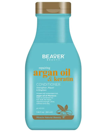 Beaver Arganöl & Keratin Repair Conditioner (350 ml) Beaver Arganöl & Keratin Repair Conditioner (350 ml) - Hairgivers