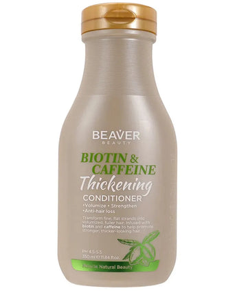 Beaver Biotin & Koffein Serum + Shampoo + Conditioner Behandlung Beaver Biotin & Koffein Thickening Kopfhaut Behandlung - Hairgivers