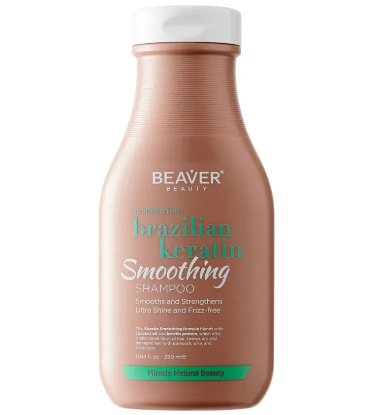 Beaver Brazilian Keratin Smoothing Shampoo (350 ml) - Hairgivers