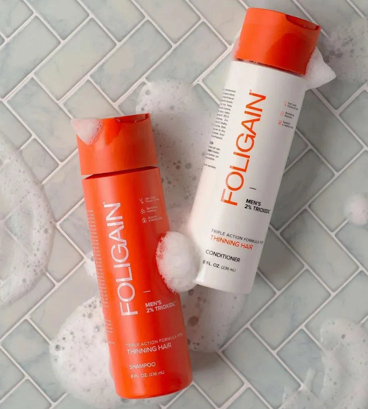 Foligain Shampoo + Conditioner für Männer (236 ml) Kombi-Packung - Hairgivers