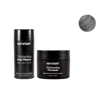 Keratain Pomade + Keratain Streuhaar - Grau (25 gr) Keratain Pomade + Keratain Streuhaar - Grau (25 gr) - Hairgivers