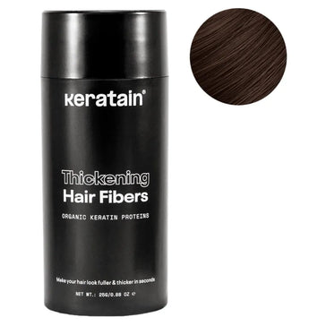 Keratain Streuhaar - Dunkelbraun (25 gr) Keratain Streuhaar - Dunkelbraun (25 gr) - Hairgivers