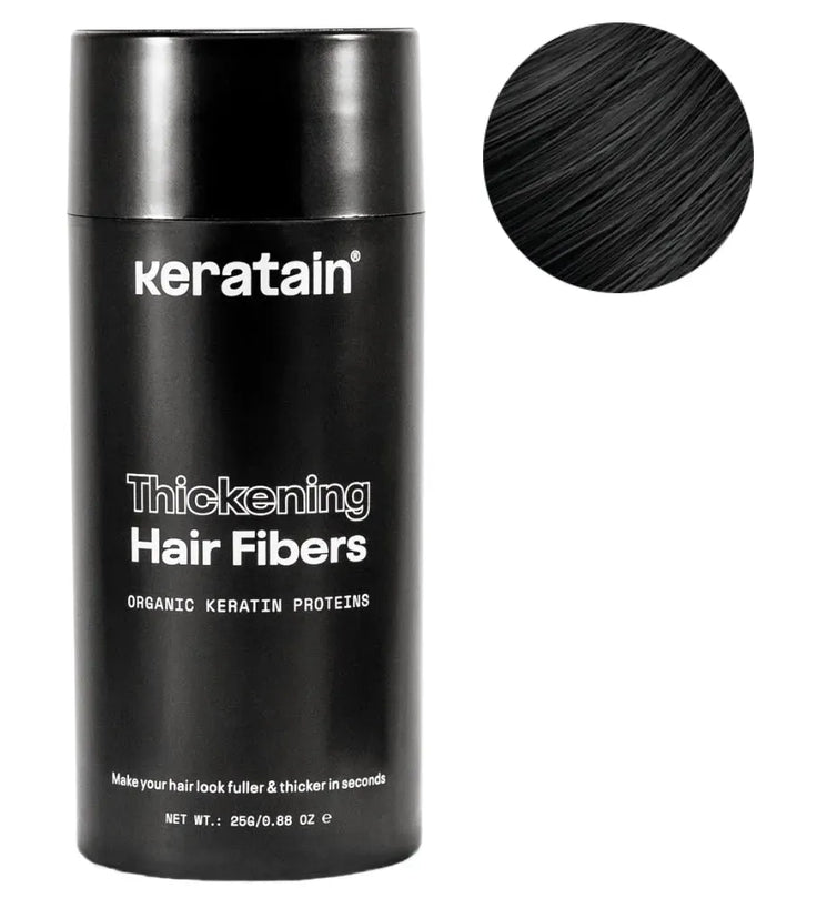 Keratain Streuhaar - Schwarz (25 gr) - Hairgivers