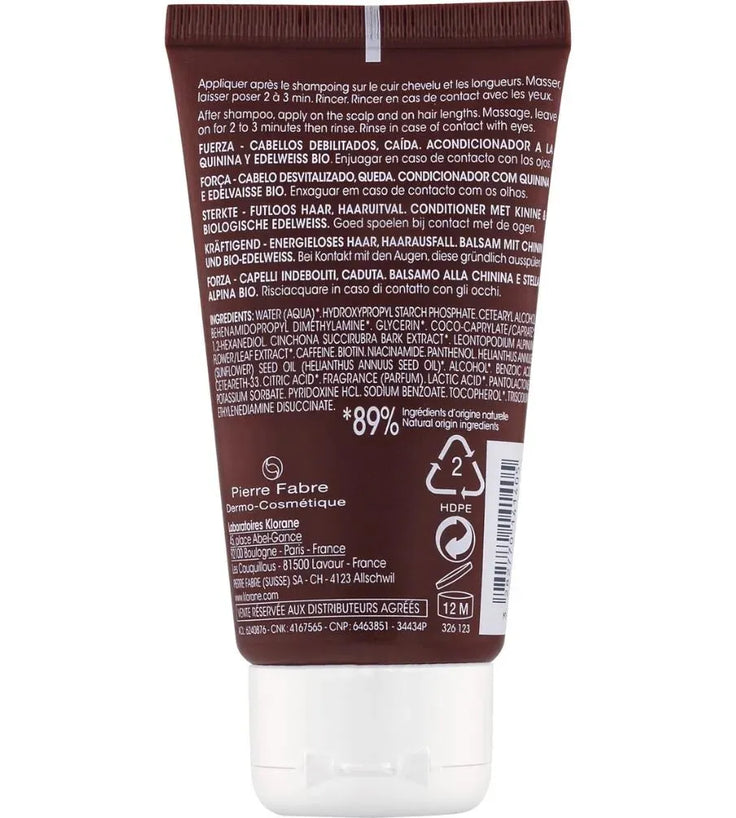 Klorane Anti-Haarausfall Conditioner Chinin/Edelweiss (200 ml) - Hairgivers