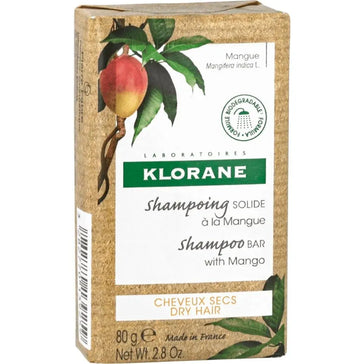 Klorane Shampoo Bar Mango - trockenes Haar (80 gr) Klorane Shampoo Bar Mango - trockenes Haar (80 gr) - Hairgivers