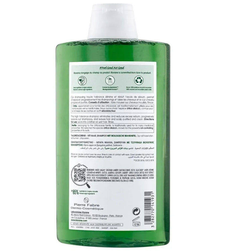 Klorane Shampoo Brennessel - fettiges Haar (400 ml) - Hairgivers