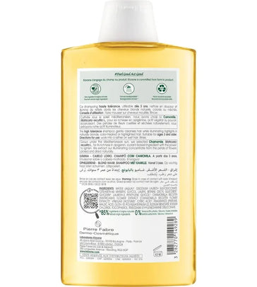 Klorane Shampoo für blonde Strähnchen Kamille (400 ml) Klorane Shampoo für blonde Strähnchen Kamille (400 ml) - Hairgivers