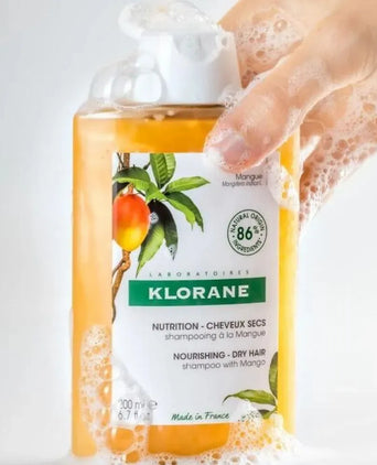 Klorane Shampoo für trockenes Haar Mango (400 ml) Klorane Shampoo für trockenes Haar Mango (400 ml) - Hairgivers