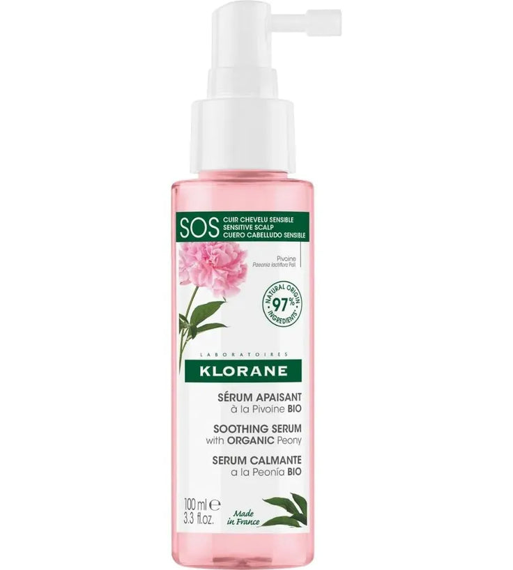 Klorane SOS Serum empfindliche Kopfhaut Pfingstrose (100 ml) - Hairgivers