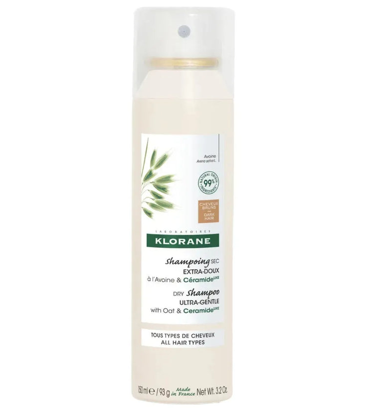 Klorane Trockenshampoo alle Haartypen Hafermilch - dunkles Haar (150 ml) - Hairgivers