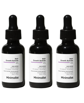 Minimalist Hair Density Serum 18% Haarausfall Serum (3-Pack) Minimalist Hair Density Serum 18% Haarausfall Serum (3-Pack) - Hairgivers