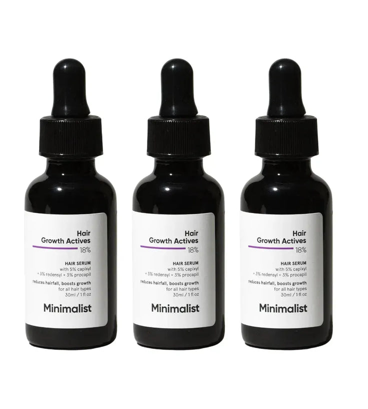 Minimalist Hair Density Serum 18% Haarausfall Serum (3-Pack) - Hairgivers