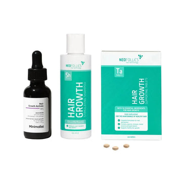 Minimalist Haarausfall Serum + Neofollics Shampoo & Tabletten Minimalist Haarausfall Serum + Neofollics Shampoo & Tabletten