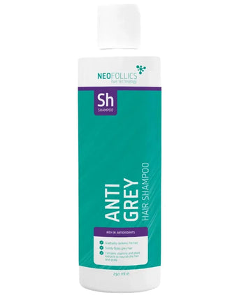 Neofollics Anti-Grau Shampoo + Serum + Tabletten Neofollics Anti-Grau Behandlung - Hairgivers