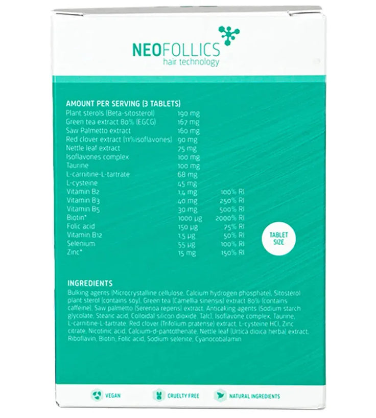 Neofollics Tabletten gegen Haarausfall 3-Pack - Hairgivers