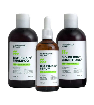 Scandinavian Biolabs Shampoo + Conditioner + Serum (Frau) Scandinavian Biolabs Haarwuchsbehandlung (Frau) - Hairgivers