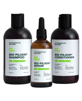 Scandinavian Biolabs Shampoo + Conditioner + Serum (Mann) Scandinavian Biolabs Haarwuchsbehandlung (Mann) - Hairgivers