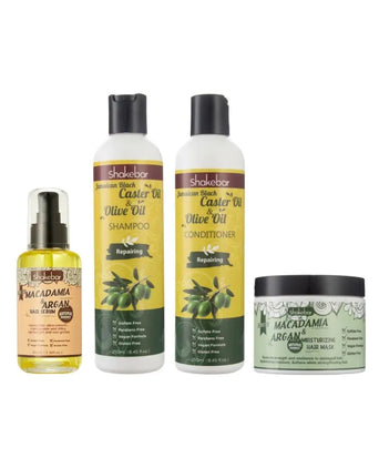 Shakebar Repair Shampoo + Conditioner & Moisturizing Haarserum + Haarmaske Shakebar Repair & Moisturizing Behandlung - Hairgivers