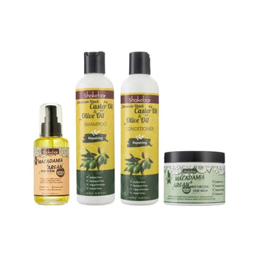 Shakebar Repair Shampoo + Conditioner & Moisturizing Haarserum + Haarmaske Shakebar Repair & Moisturizing Behandlung - Hairgivers