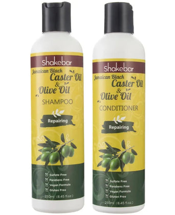 Shakebar Rizinusöl & Arganöl Shampoo + Conditioner Shakebar Rizinusöl & Arganöl Shampoo + Conditioner - Hairgivers