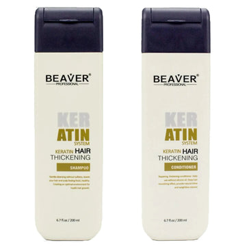 Beaver Keratin Shampoo + Conditioner (200 ml) Beaver Keratin Shampoo + Conditioner (200 ml) - Hairgivers