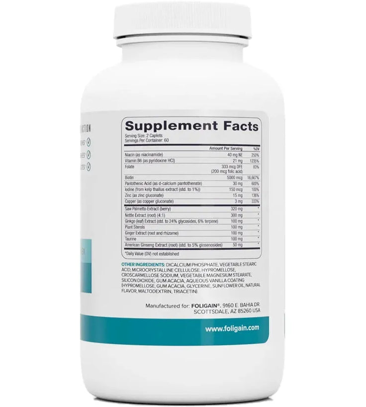 Foligain Haarwuchs-Kapseln (120 Kapseln) - Hairgivers