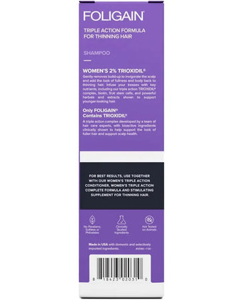 Foligain Shampoo gegen Haarausfall für Frauen (236 ml) Foligain Shampoo gegen Haarausfall für Frauen (236 ml) - Hairgivers
