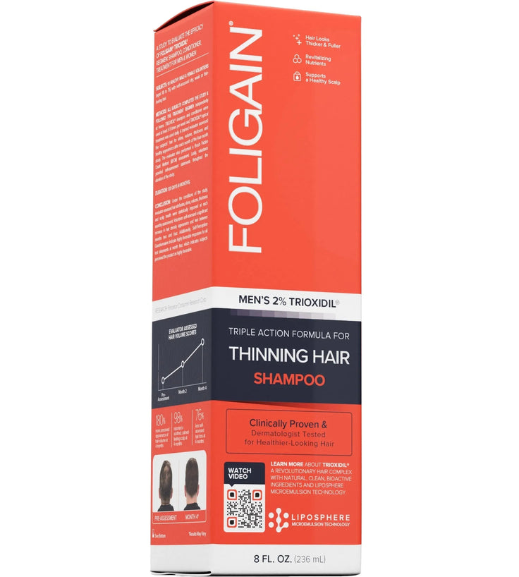 Foligain Shampoo gegen Haarausfall für Männer (236 ml) - Hairgivers
