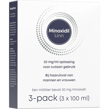 Linn Pharma Minoxidil 2% Haarserum 3-Pack (3x100 ml) Linn Pharma Minoxidil 2% Haarserum 3-Pack (3x100 ml)