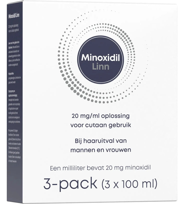 Linn Minoxidil 2% 3-Pack (3x100ml) - Hairgivers