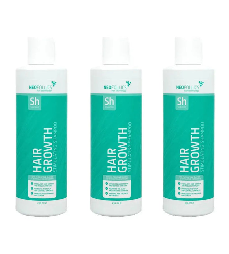 Neofollics Shampoo gegen Haarausfall 3-Pack (3x250 ml) - Hairgivers