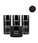 3x Keratain Streuhaar + gratis Keratain Pomade - Dunkelbraun (25 gr) - Hairgivers