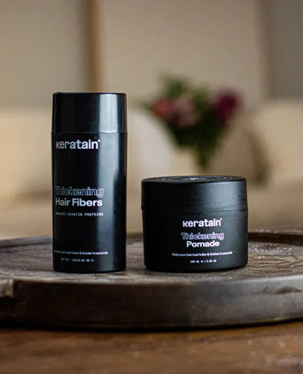 3x Keratain Streuhaar + gratis Keratain Pomade - Hairgivers