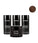 3x Keratain Streuhaar + gratis Keratain Pomade - Mittlelbraun (25 gr) - Hairgivers