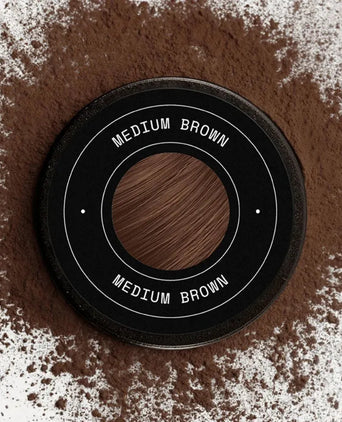 3x Keratain Streuhaar + gratis Keratain Pomade - Mittlelbraun (25 gr) - Hairgivers