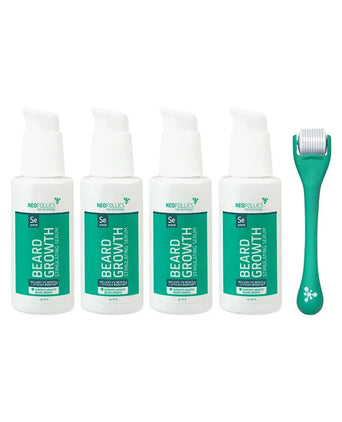 4x Neofollics Bartserum + kostenlose Bartroller - Hairgivers